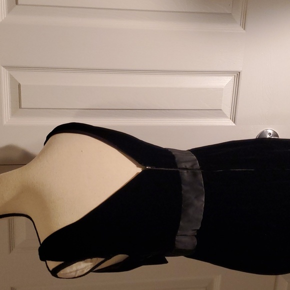 Vintage crushed velvet evening dress - Picture 9 of 12